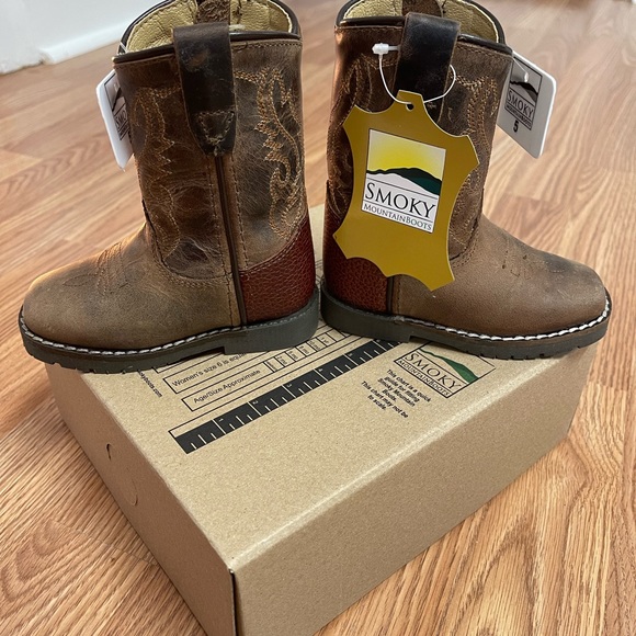 NWT Smoky Mountain Leather Boots Toddler SZ 5 - Picture 10 of 10